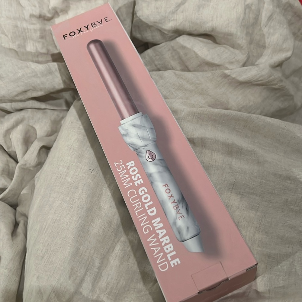 FoxyBae Rose Gold Curling Wand 25mm